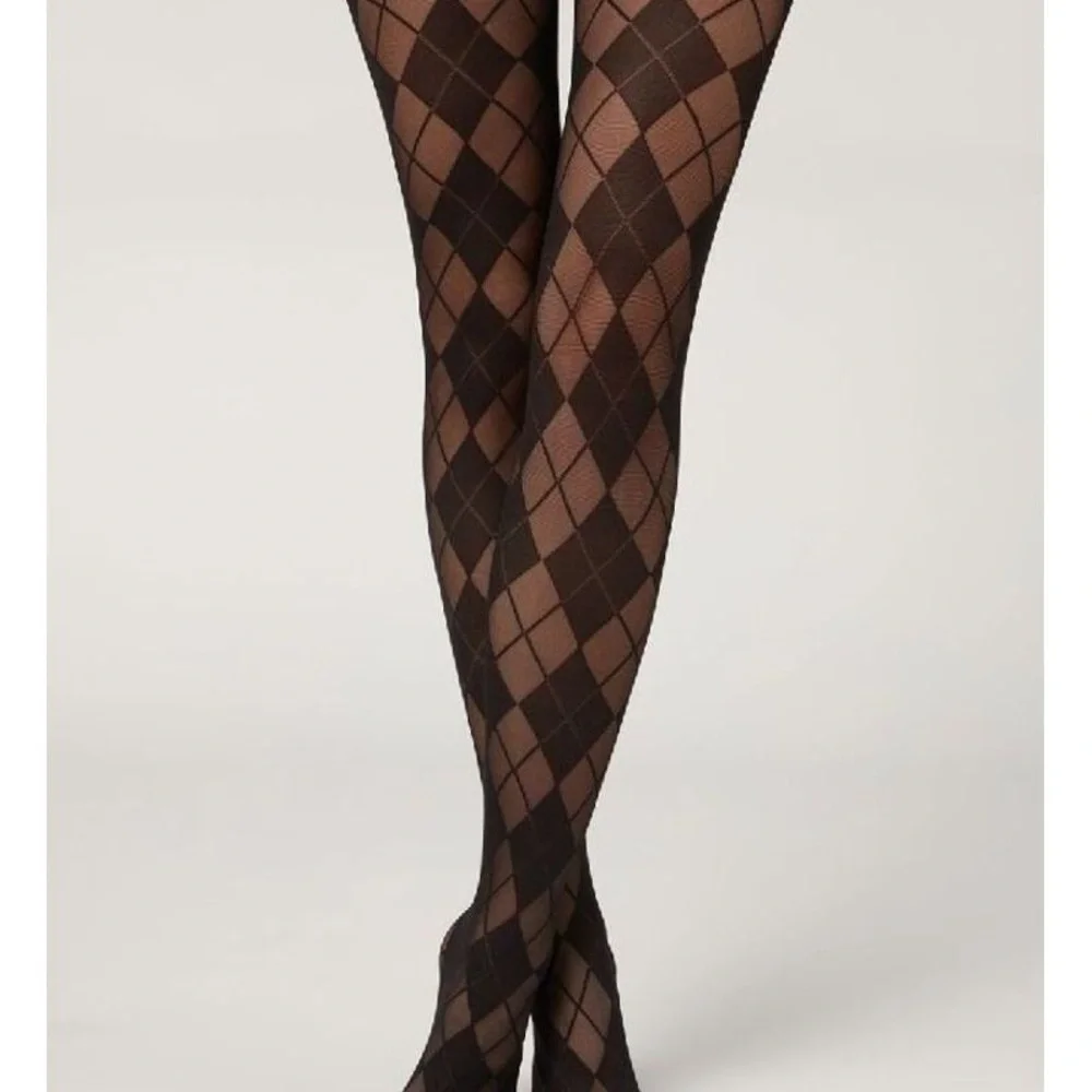 Calzedonia Diamond Argyle Fashion Tights NIP - Picture 3 of 8